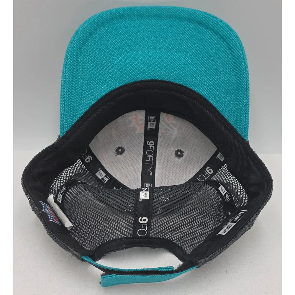 Miami‎ Dolphins New Era 9FORTY Trucker Hat Toddler NFL Football Strapback Cap